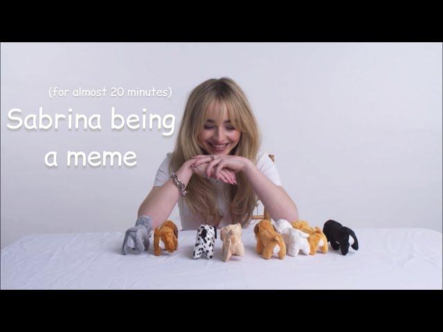 Sabrina Carpenter being a meme for almost 20 minutes