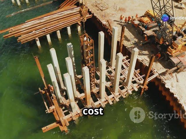 Portion of the Santa Cruz Wharf Collapse 2024
