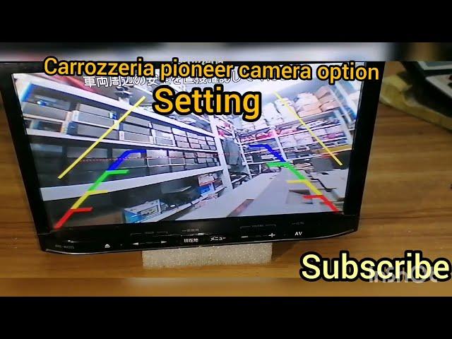 how to ACTIVATE REVERSE CAMERA / BACK Camera on Pioneer Carrozzeria MRZ05 - Step by Step