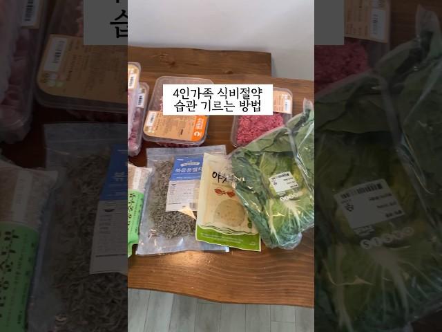 4인가족 식비 절약 습관 기르는 방법 #주부브이로그 #식비절약 #식비줄이기 #4인가족생활비