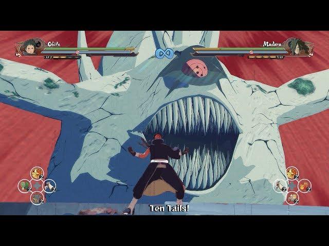 Obito Forbidden Ten Tails Jutsu Awakened - Naruto Shippuden Ultimate Ninja Storm 4 Road to Boruto