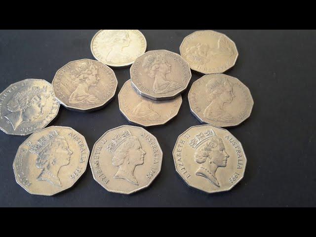 $$$ Australian COA 50 cent coins worth money $$$