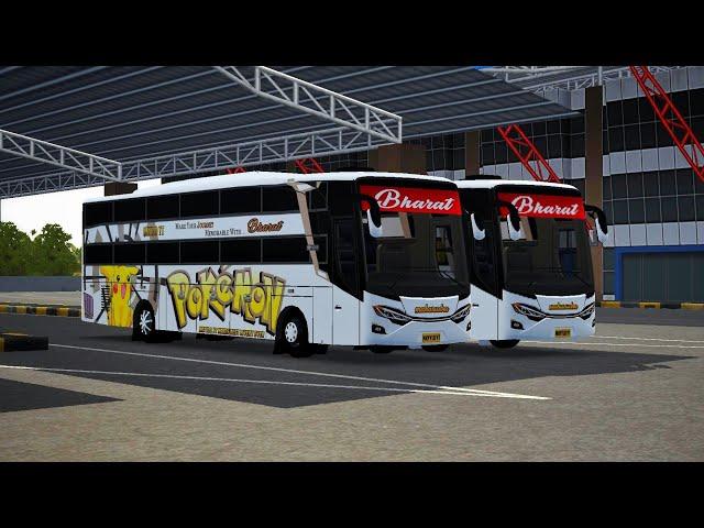 Bharat Pokemon bus livery | MAYYLO YT | bussid | bus simulator indonesia | surat all travels livery