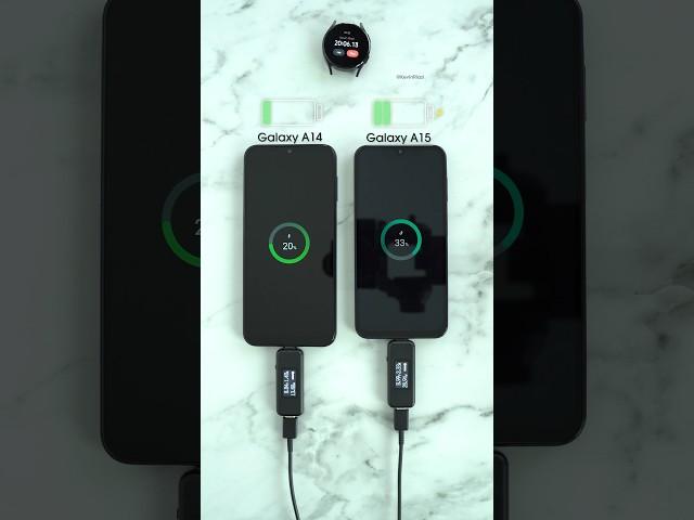 Samsung Galaxy A15 vs Galaxy A14 Charging Test! 🪫