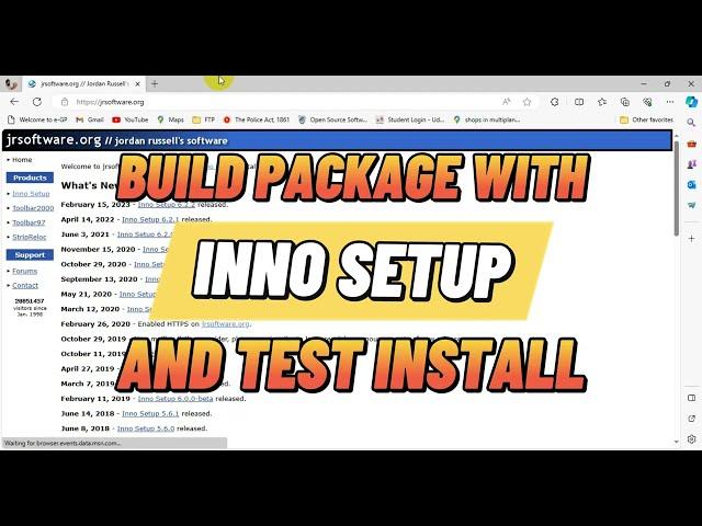 INNO SETUP | INSTALLATION - BUILD - RUN