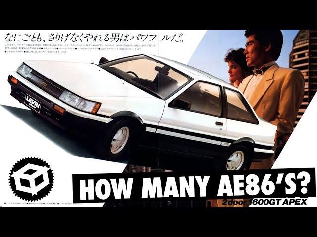 Toyota AE86 - How Many Did They Make? (And A Brief History) | Juicebox Unboxed #62