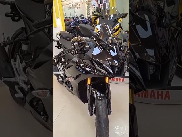 New  Yamaha R15 v5 Indo black model 2024 #bike #bikelover #viral