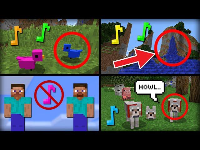 10 Secret Hidden Removed or Unused Sounds in Minecraft
