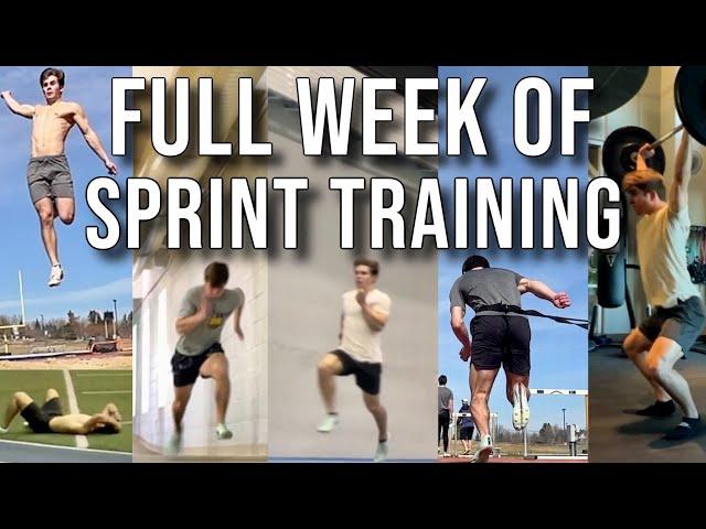 Full Spring Sprint Training Week | D1 Track & Field