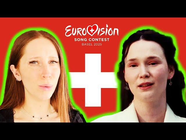 LET'S REACT TO SWITZERLAND'S SONG FOR EUROVISION 2O25 // ZOË MË "VOYAGE"