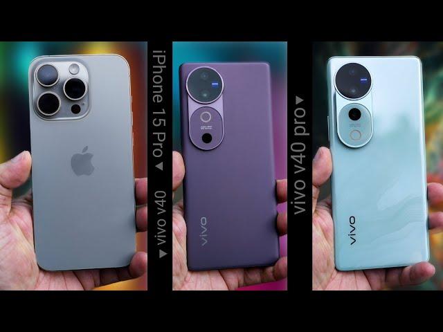 vivo v40 pro vs iphone 15 pro - the results will surprise you!