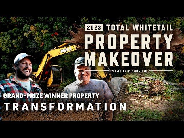 LOOK WHAT WE DID TO THIS DEER HUNTING PROPERTY! - 2023 Total Whitetail Property Makeover WINNERS!