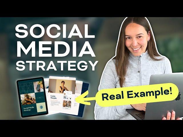 A REAL Social Media Strategy Example + Walkthrough in 2024