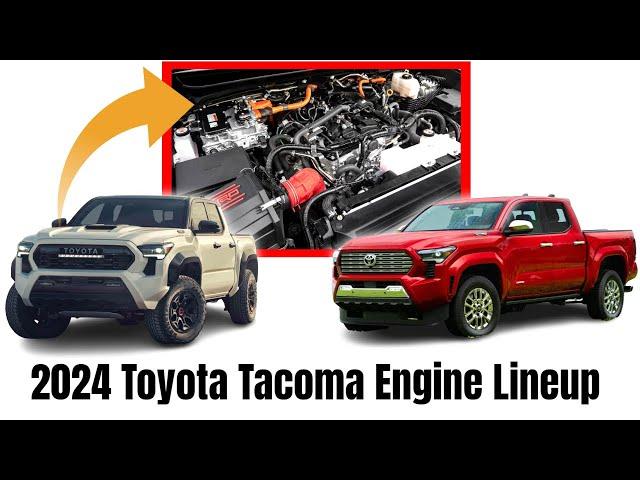 NEW 2024 Toyota Tacoma Engine Lineup