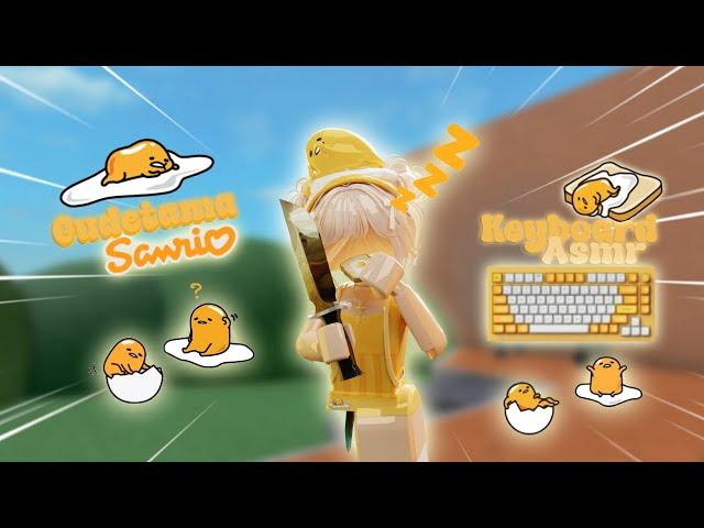 Playing MM2 as GUDETAMA *Keyboard ASMR* {Murder Mystery 2}