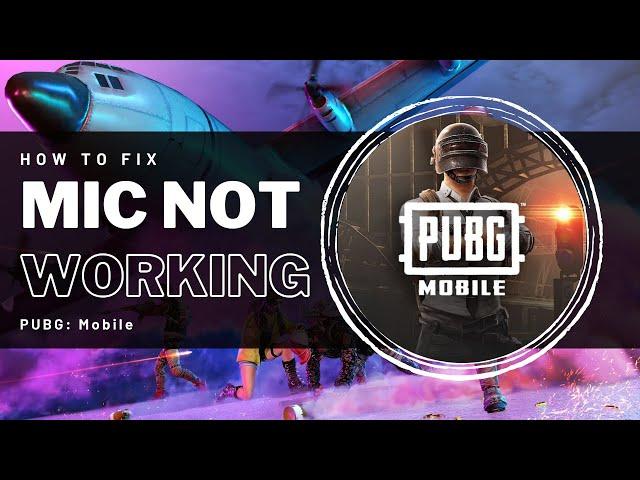 PUBG Mobile – How To Fix Mic Not Working