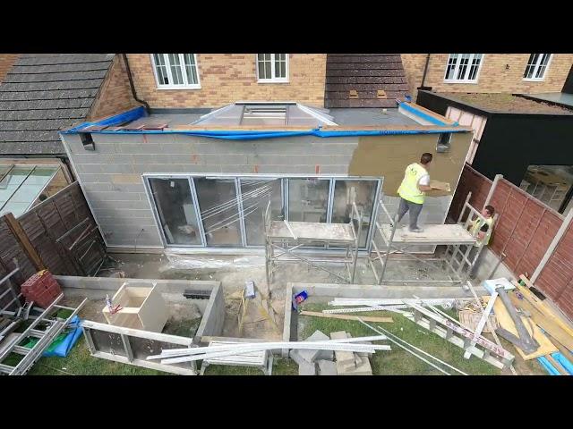 House Extension 2021 - Entire Build Time Lapse (Extended)