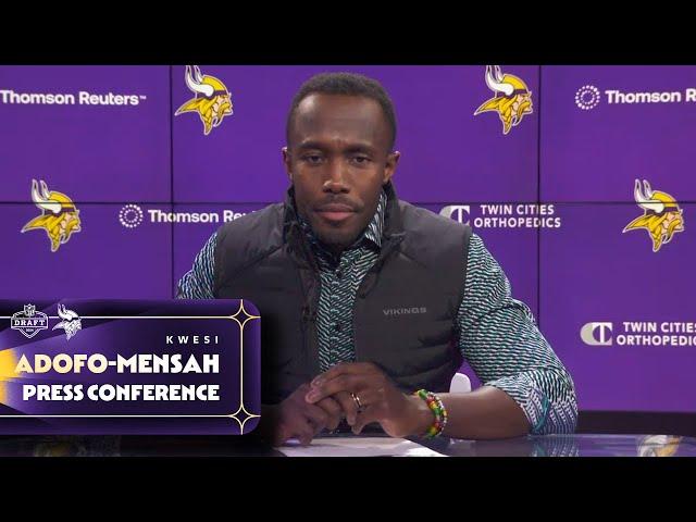 Kwesi Adofo-Mensah on Vikings 5 Picks on Day 3, NFL Draft As A Whole & Where the Roster Stands