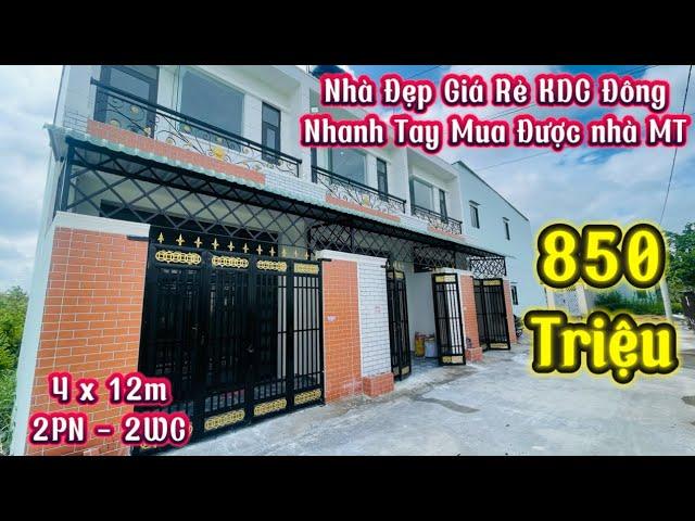 Bán Nhà Đẹp Bình Chánh Giá Rẻ - Nhà Trong KDC Mới - Cách Đinh Đức Thiện 200m