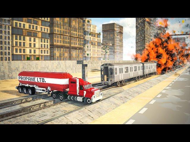 Explosive Train DLC vs Vehicles | Teardown