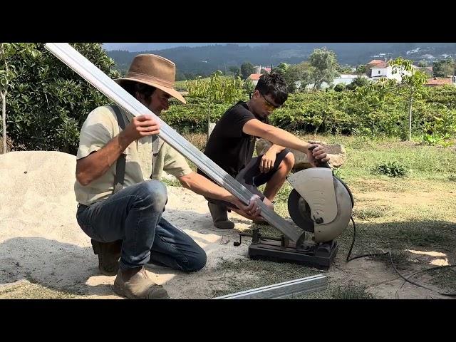 Solar power, coffee and red wine, what fuels the rebuild of a 300 year old Portuguese homestead # 37