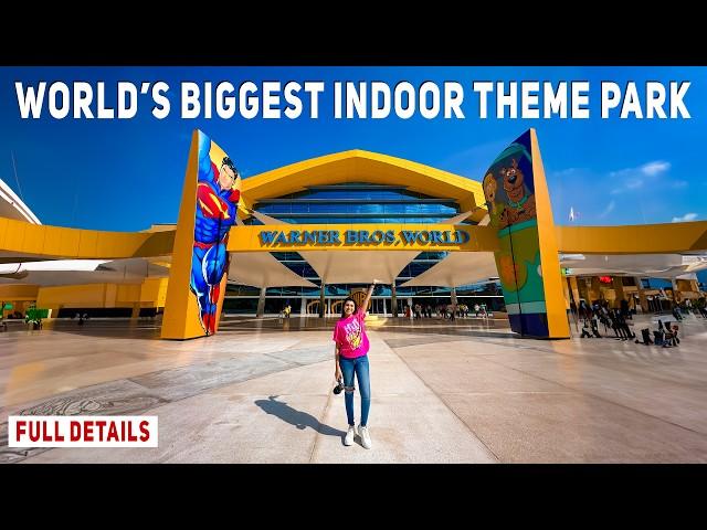 Warner Bros World Abu Dhabi - Full Walk Through & Ride Details | World's Biggest Theme Park