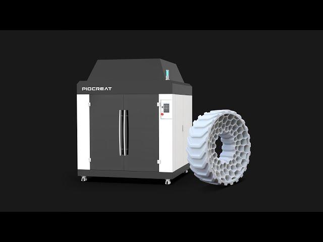 PioCreat G12 Pellet 3D Printer FGF Molten Structural Molding Technology Printing Wheel Tires Model