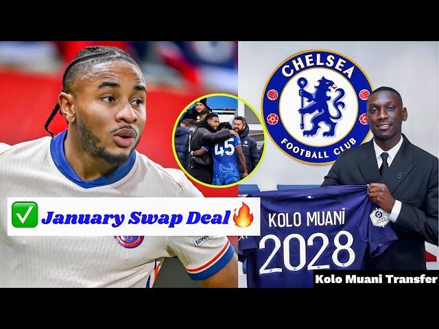 Chelsea January Transfers Receive Christopher Nkunku swap Deal Offer with Talented Attacker,