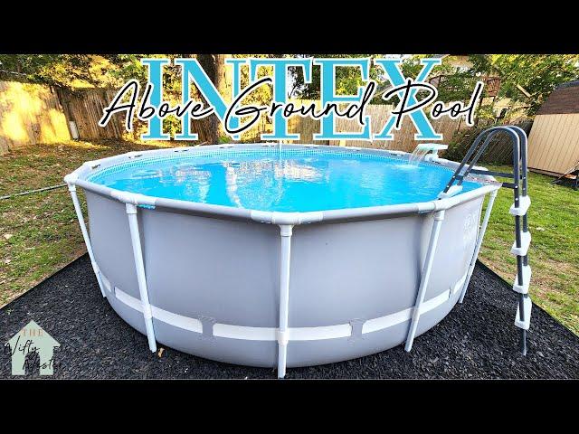 How To Install An Above Ground Pool | INTEX Prism Metal Frame Pool Setup