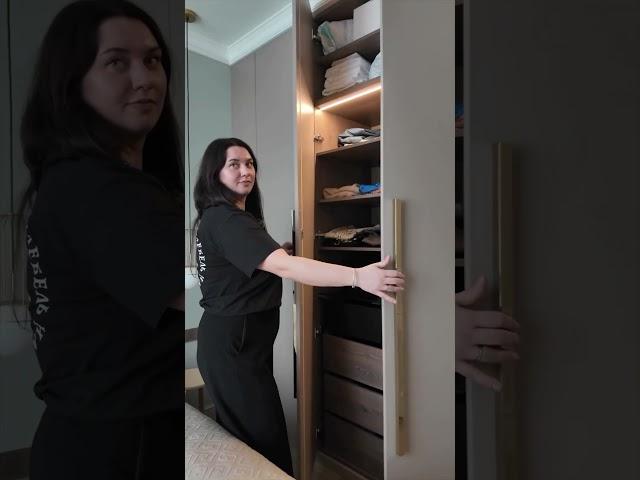 Организация хранения в спальне  #шкаф #спальня