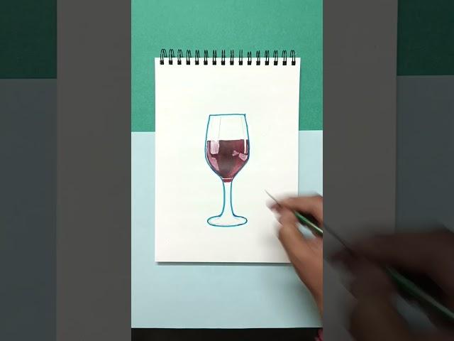 Wine Glass Painting #art #artdaily