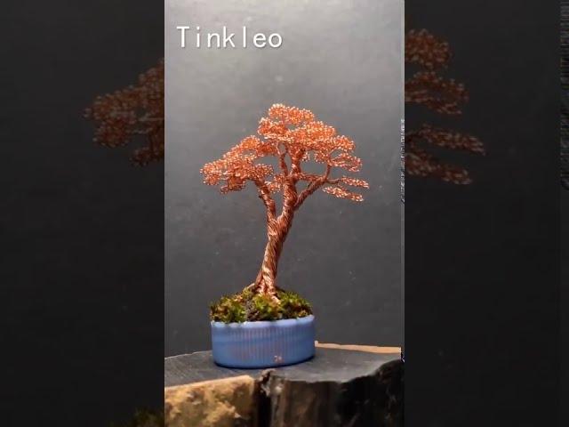 How to Make Mini Copper Wire Tree Bonsai Decoration