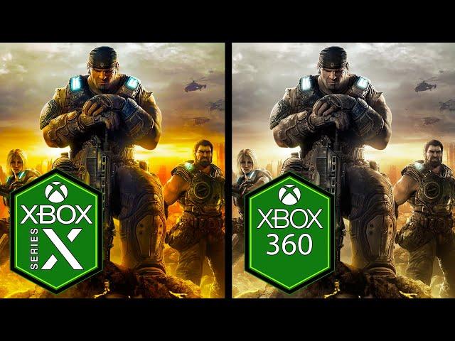 Gears of War 3 Xbox Series X vs Xbox 360 Comparison [Load Times]