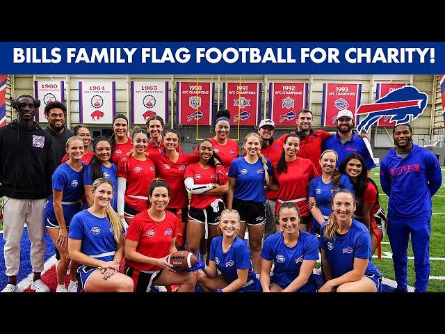 Bills Families Compete In Flag Football Challenge For Charity! | Buffalo Bills