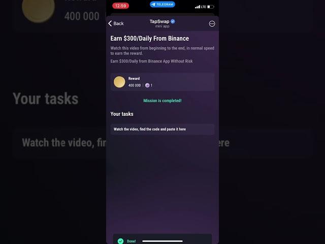 Earn $300 daily from Binance app without RISK TAPSWAP Code Earn $300 daily from Binance