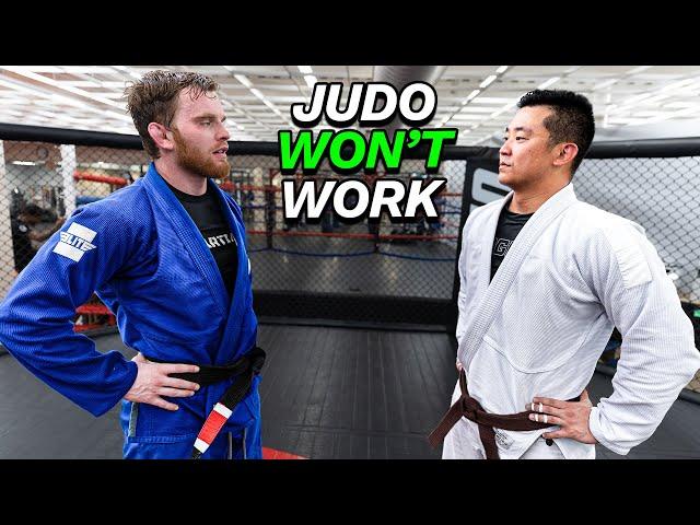 TECHNICAL Judo Brown Belt Vs Jiu Jitsu Black Belt