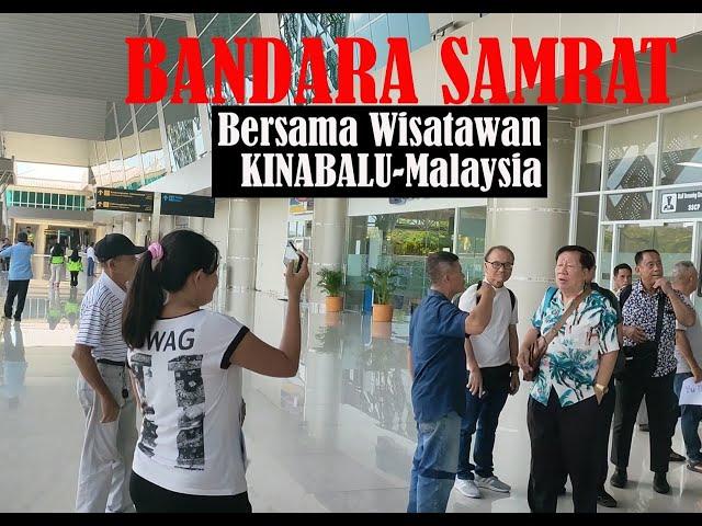 Bersama Wisatawan dari Kinabalu Malaysia yang baru pertama kali ke Manado | Bandara Samrat Manado