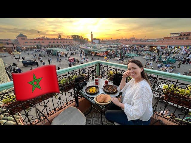 I arrived in Morocco!  Marrakech in 1 day: lodging, medina and scams in the Jemaa el Fna square 