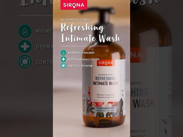 Sirona Hygiene Intimate Wash | Maintains pH | Irritation-free #femininehygieneproduct #bodywash