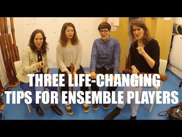 Episode 10: Three life-changing tips for ensemble players