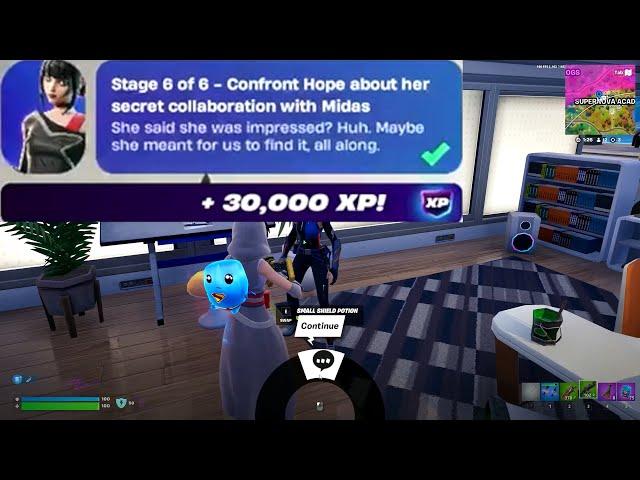 Confront Hope about Her secret collaboration with Midas Fortnite