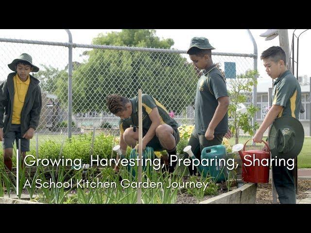 'Growing, Harvesting, Preparing, Sharing – A School Kitchen Garden Journey'