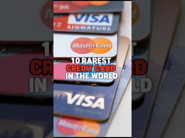 Top 10 Most Expensive Credit Cards in the World | Luxury Cards for the Elite! #shorts