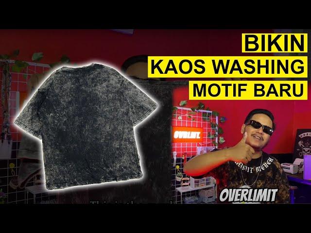 How to make : Stone wash or Sand wash T-Shirt New Motif!! | Edisi Produksi (Eps. 20)