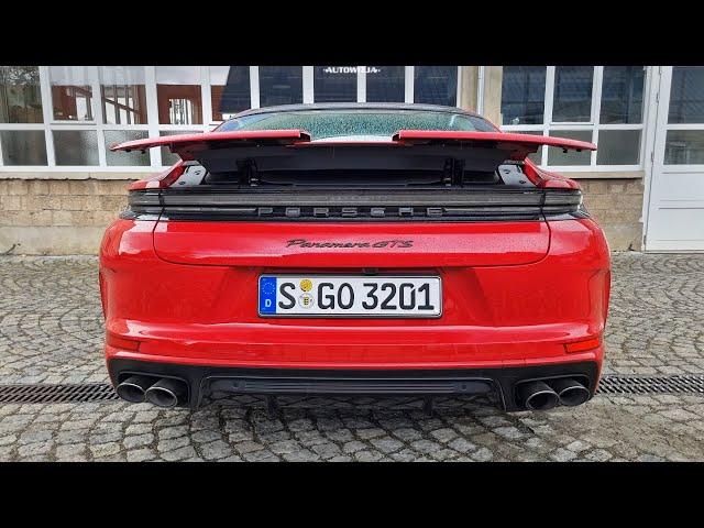 2024 Porsche Panamera GTS exhaust sound, cold start, revs, launch control, interior sound