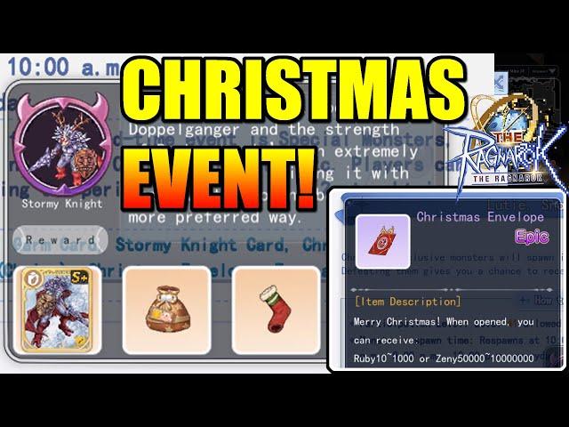 THE RAGNAROK - CHRISTMAS EVENT UPDATE! INSANE NEW UPDATE IS HERE! 10 MILLION ZENY AND RUBIES! MVP!