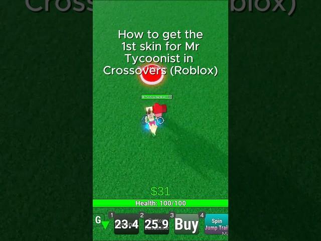 How to get the Coemed Skin for Mr Tycoonist (4.6 second combo) | Crossovers (Roblox)