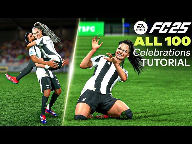 EA SPORTS FC 25 - ALL 100 CELEBRATIONS TUTORIAL! #fc25 #celebrations