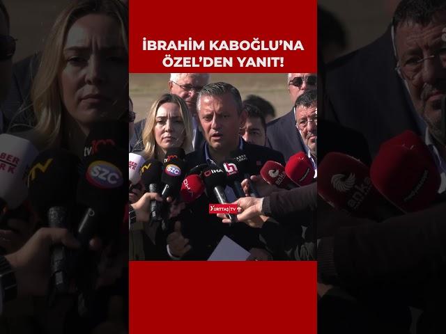 Özgür Özel'den İbrahim Kaboğlu'na yanıt: Anayasa'nın ilk dört maddesi tartışmaya kapalıdır!