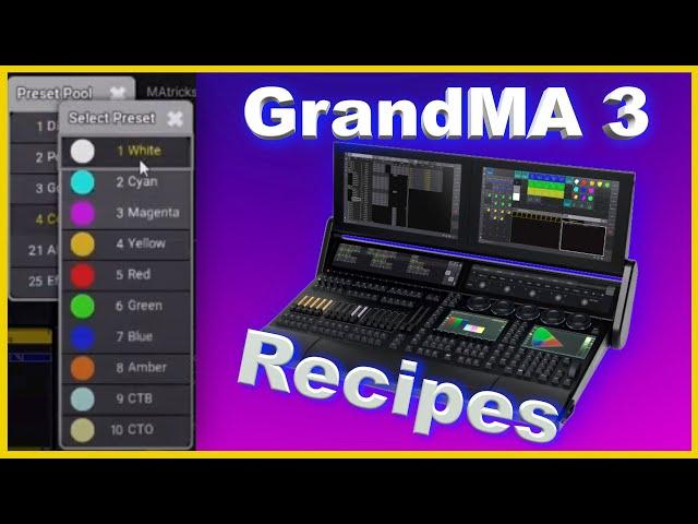 The EXTREME POWER Of GrandMA3 Recipes For Your Tour - GrandMA3 Tutorial